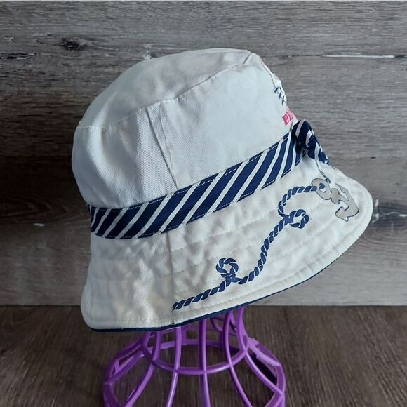 Hello Kitty Sailor Bow White Bucket Hat Sanrio 2012 Toodler - Picture 3 of 9